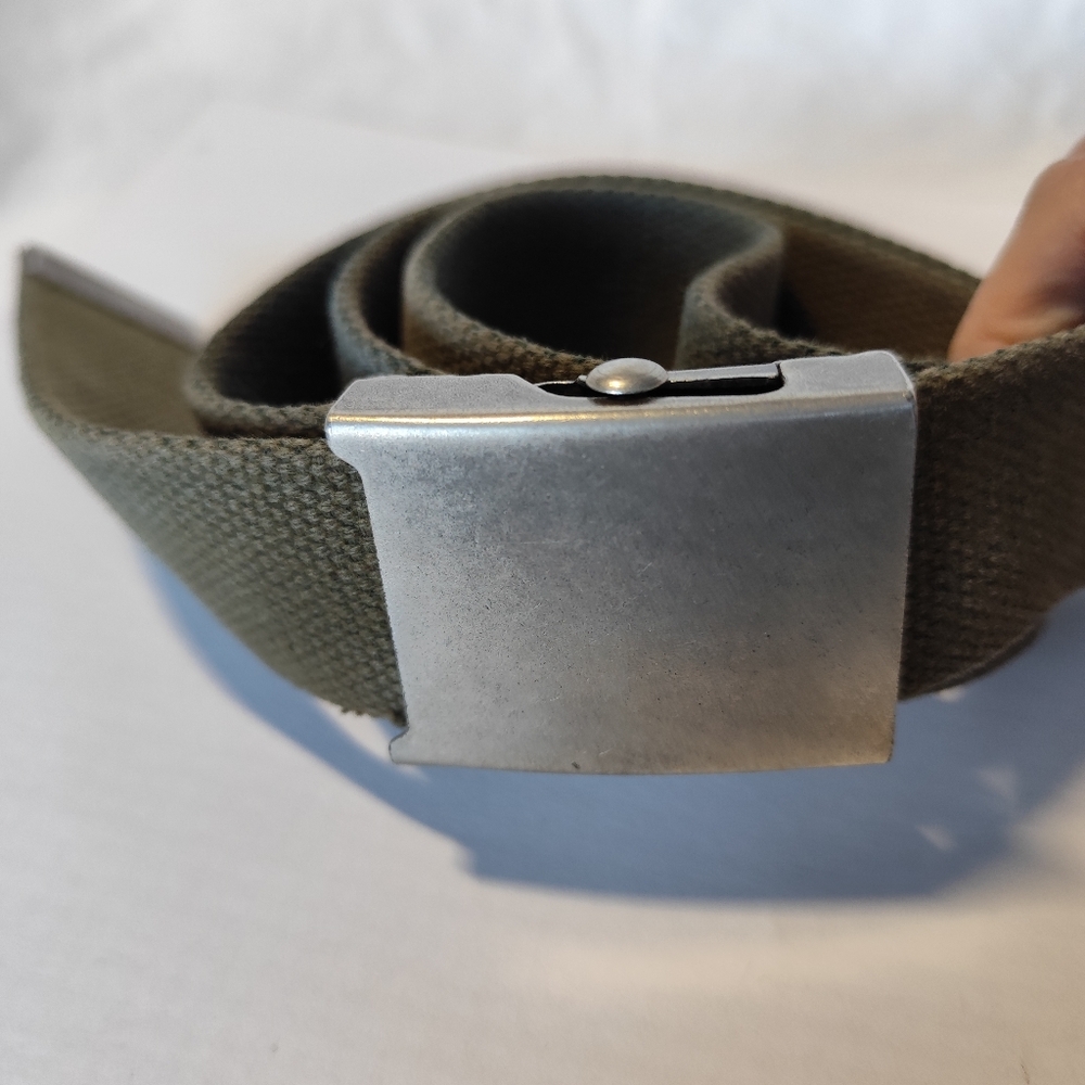 3/$30💜Rocky Mens Canvas Webbing BELT Olive Green